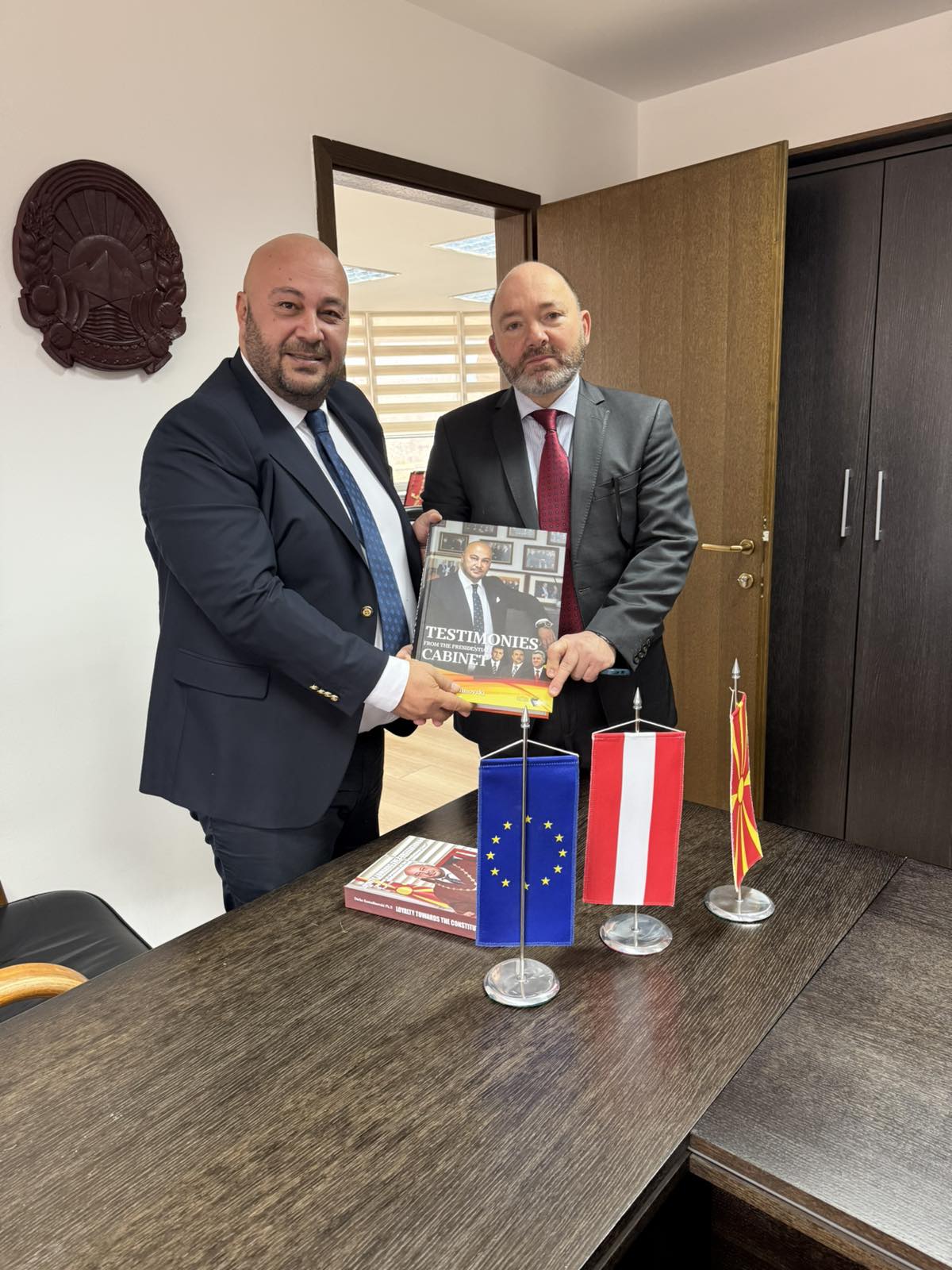 Зајакнување на меѓународната соработка на Уставниот суд – средби со амбасадорите на Австрија и Италија