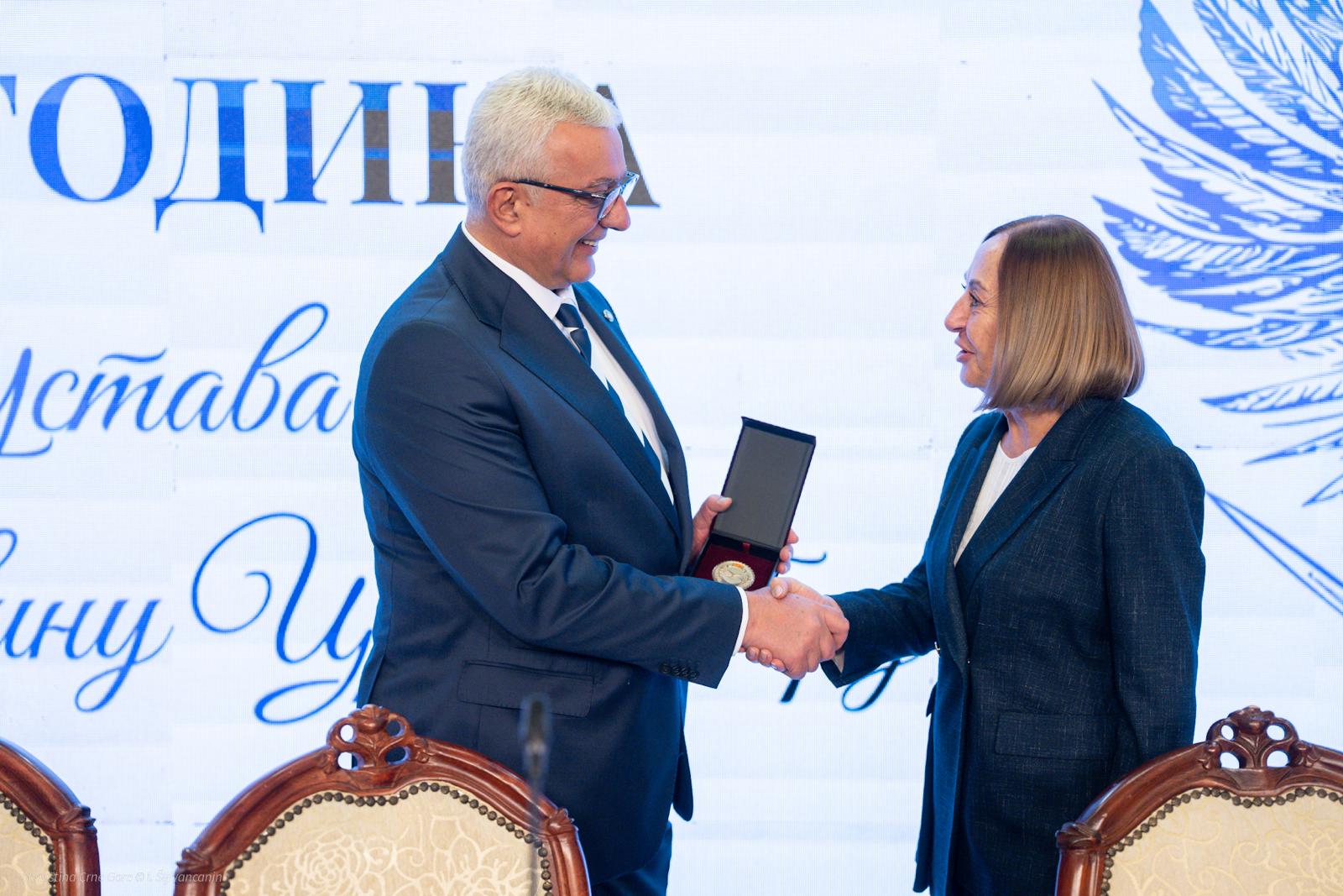 Судијката Добрила Кацарска се обрати во Собранието на Црна Гора по повод 120 години од усвојувањето на Уставот на Кнежеството Црна Гора