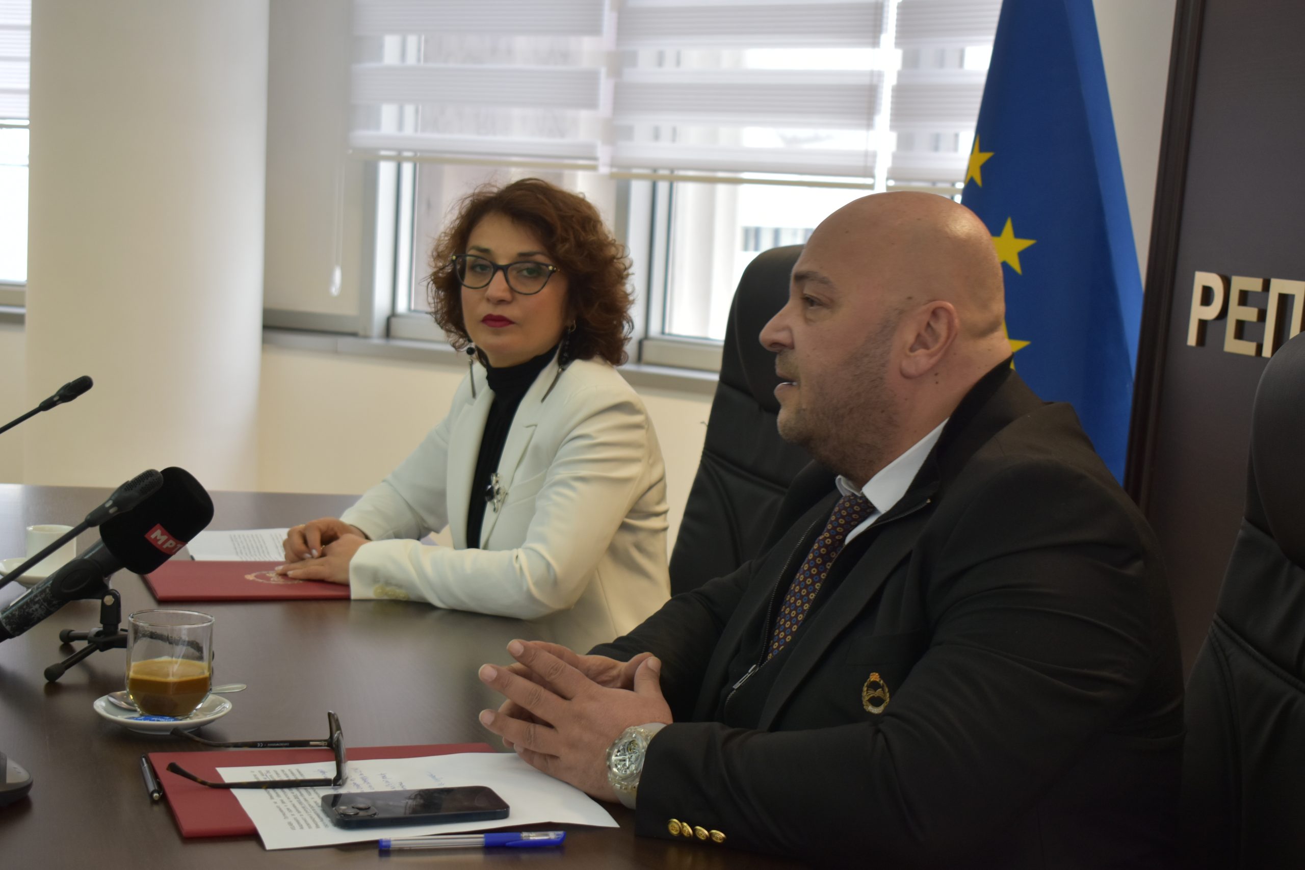 Прес-конференција на претседателот Костадиновски по потпишување на Меморандумот за соработка со Академијата за судии и јавни обвинители