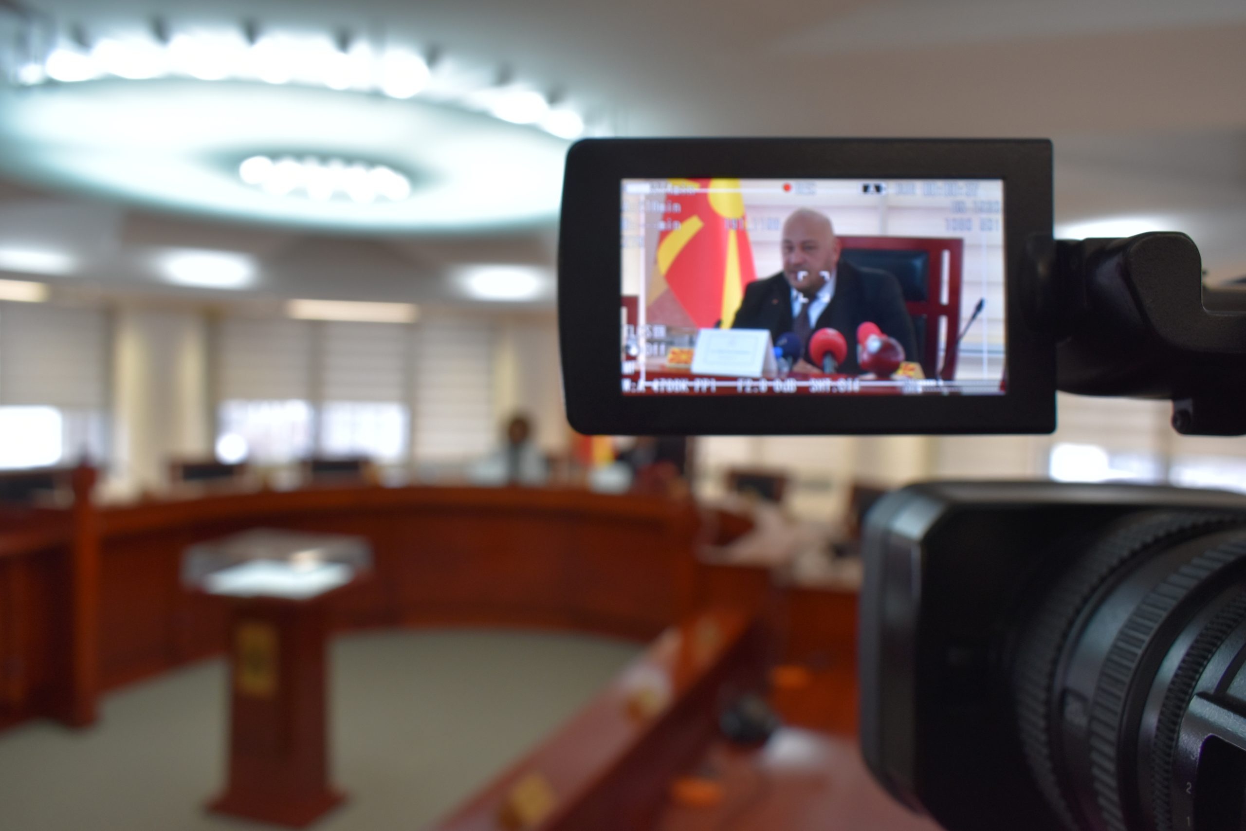 Прес-конференција на претседателот Костадиновски по потпишување на Меморандумот за соработка со Академијата за судии и јавни обвинители