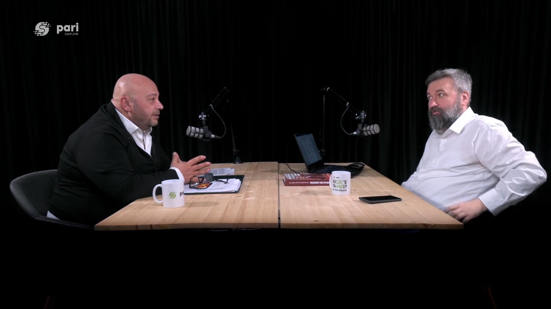 Претседателот на Уставниот суд д-р  Дарко Костадиновски гостуваше на поткастот „Каде се парите”