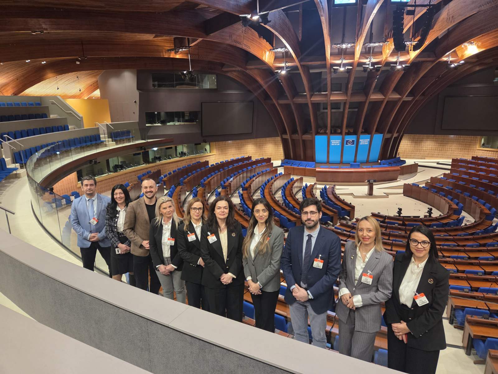 Делегација од Уставниот суд во посета на Европскиот суд за човекови права и Советот на Европа во Стразбур, Франција