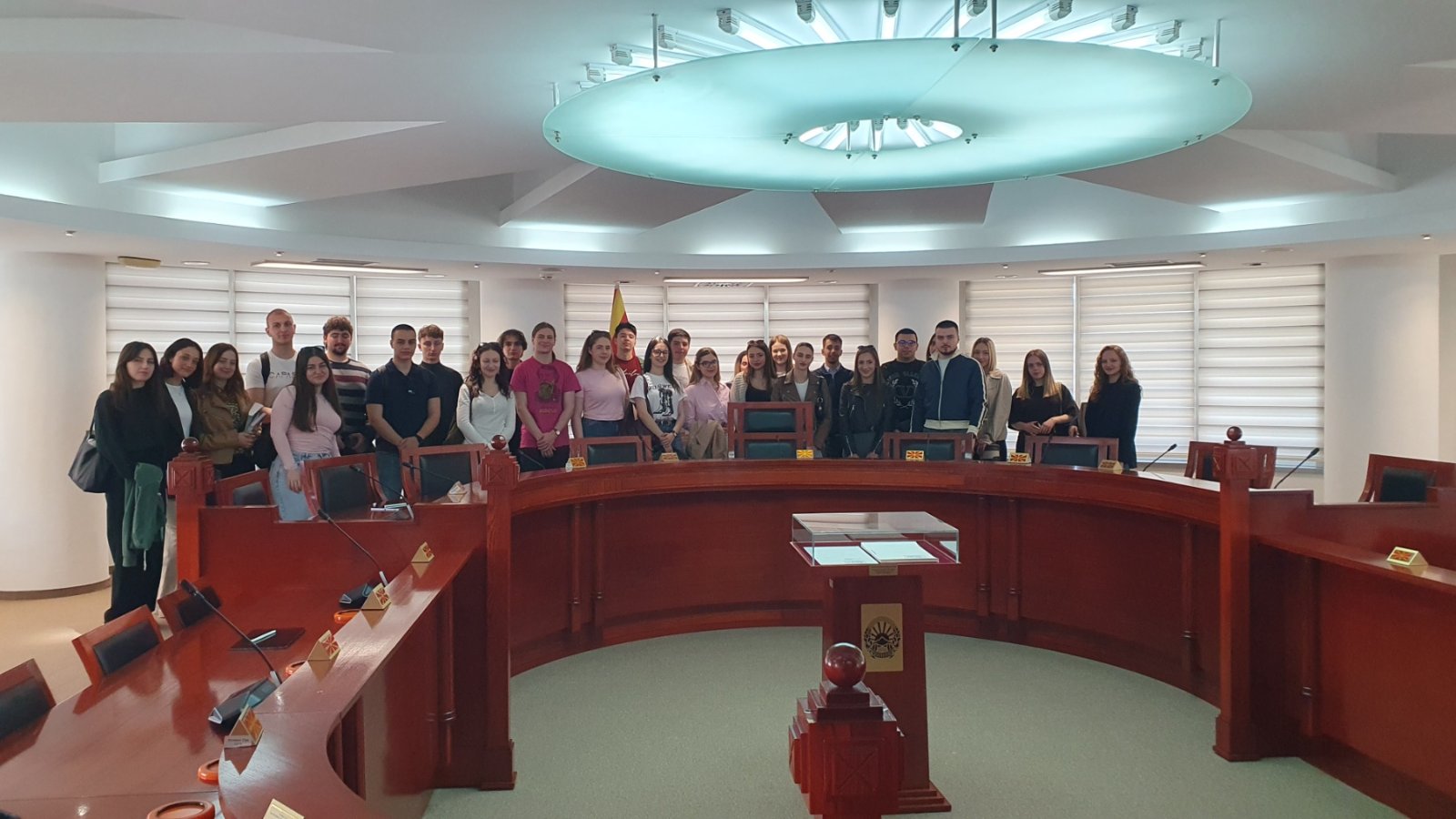 Студенти од Правниот факултет „Јустинијан Први“ во посета на Уставниот суд