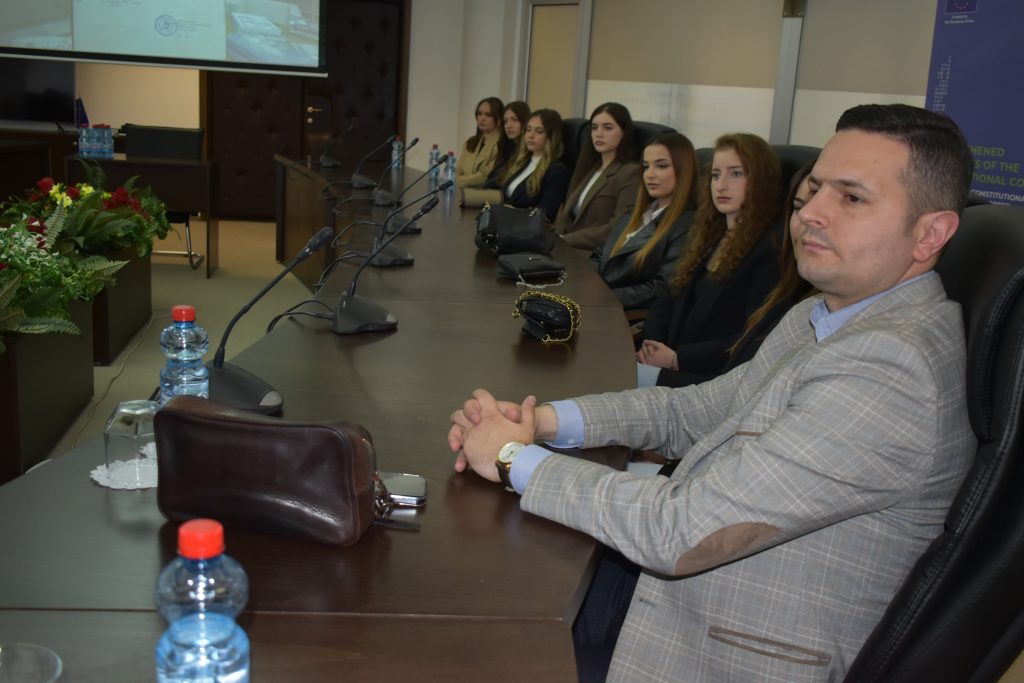 Students from Mother Teresa University Visit the Constitutional Court for an Educational Visit